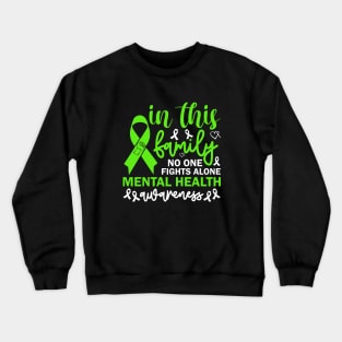 Mental Health Matters End The Stigma Psychology Therapy Crewneck Sweatshirt